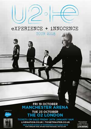 U2 tour poster